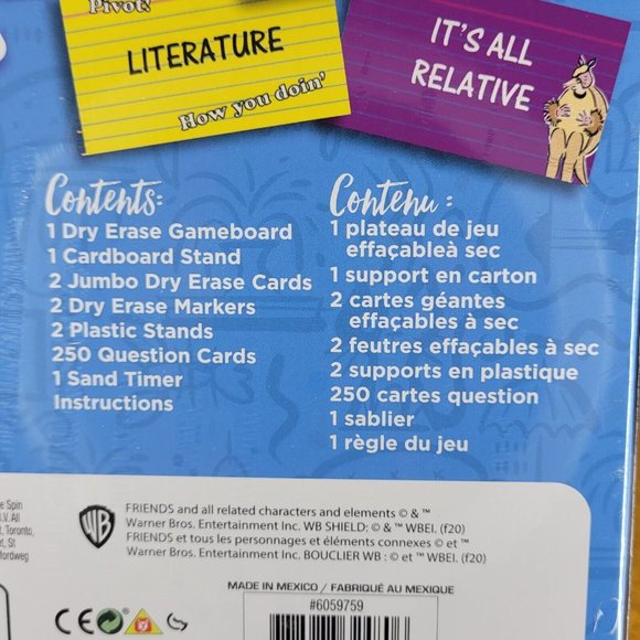 Friends TV Series Board Game The One With The Apartment Bet Trivia New - Picture 3 of 10